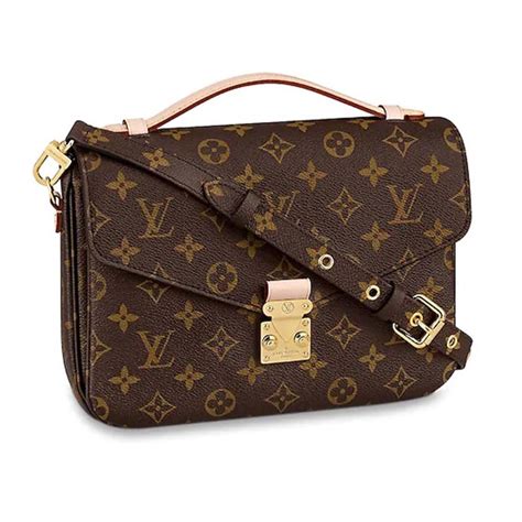 louis vuitton pochette metis handbag with monogram canvas